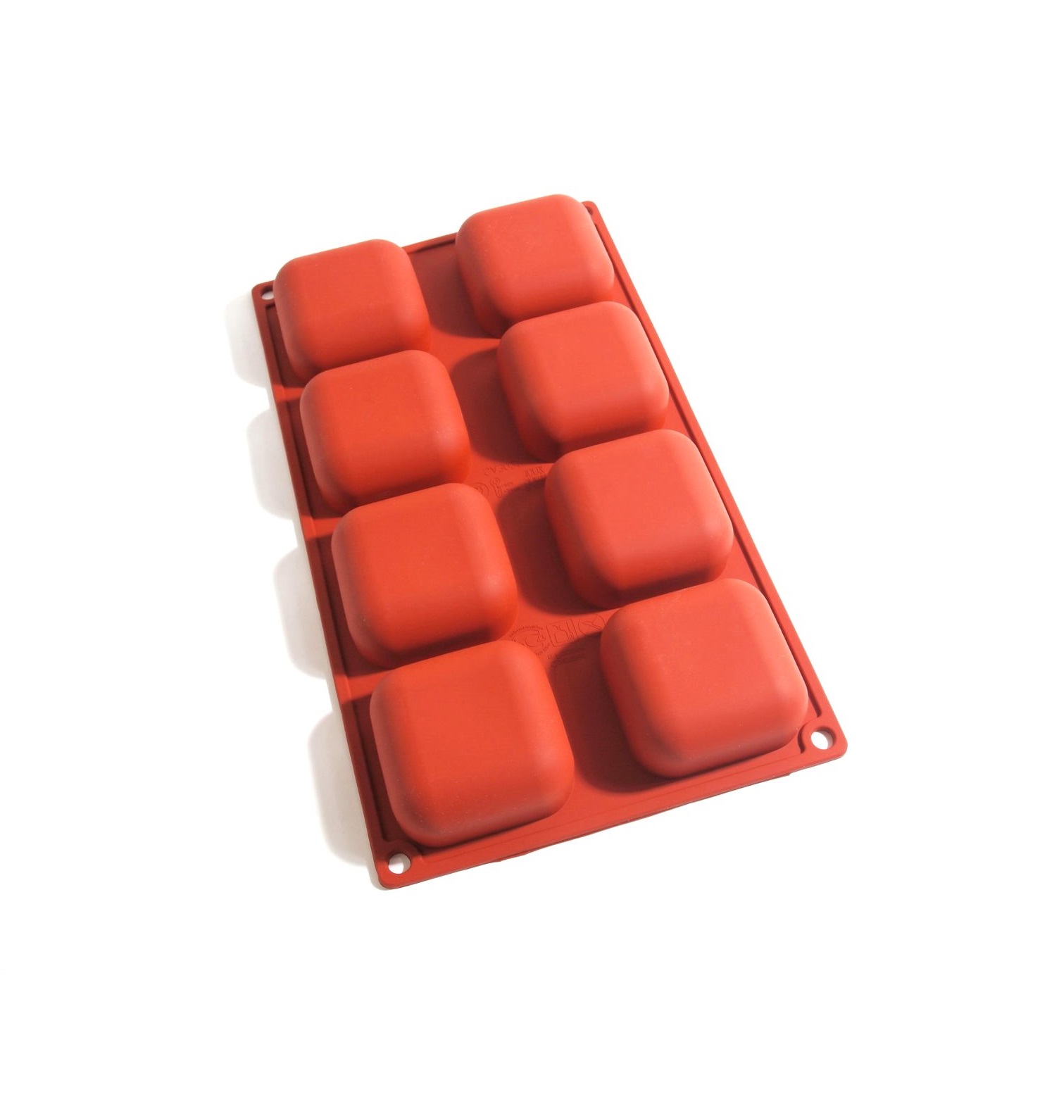 Форма силиконовая Квадратные камни (8шт. 60х60мм h30мм) 175х298мм