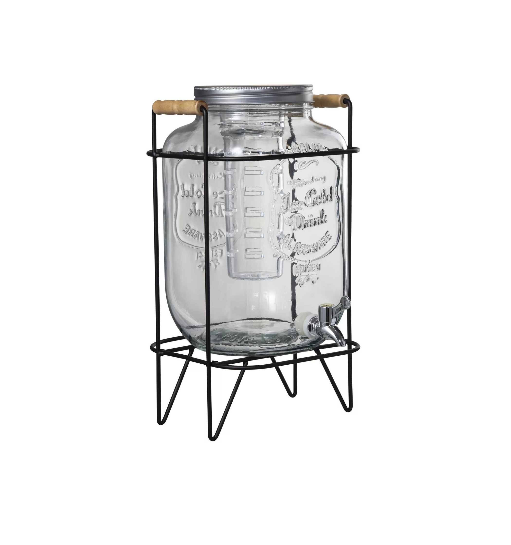 Банка-емкость с краном на подставке 8л