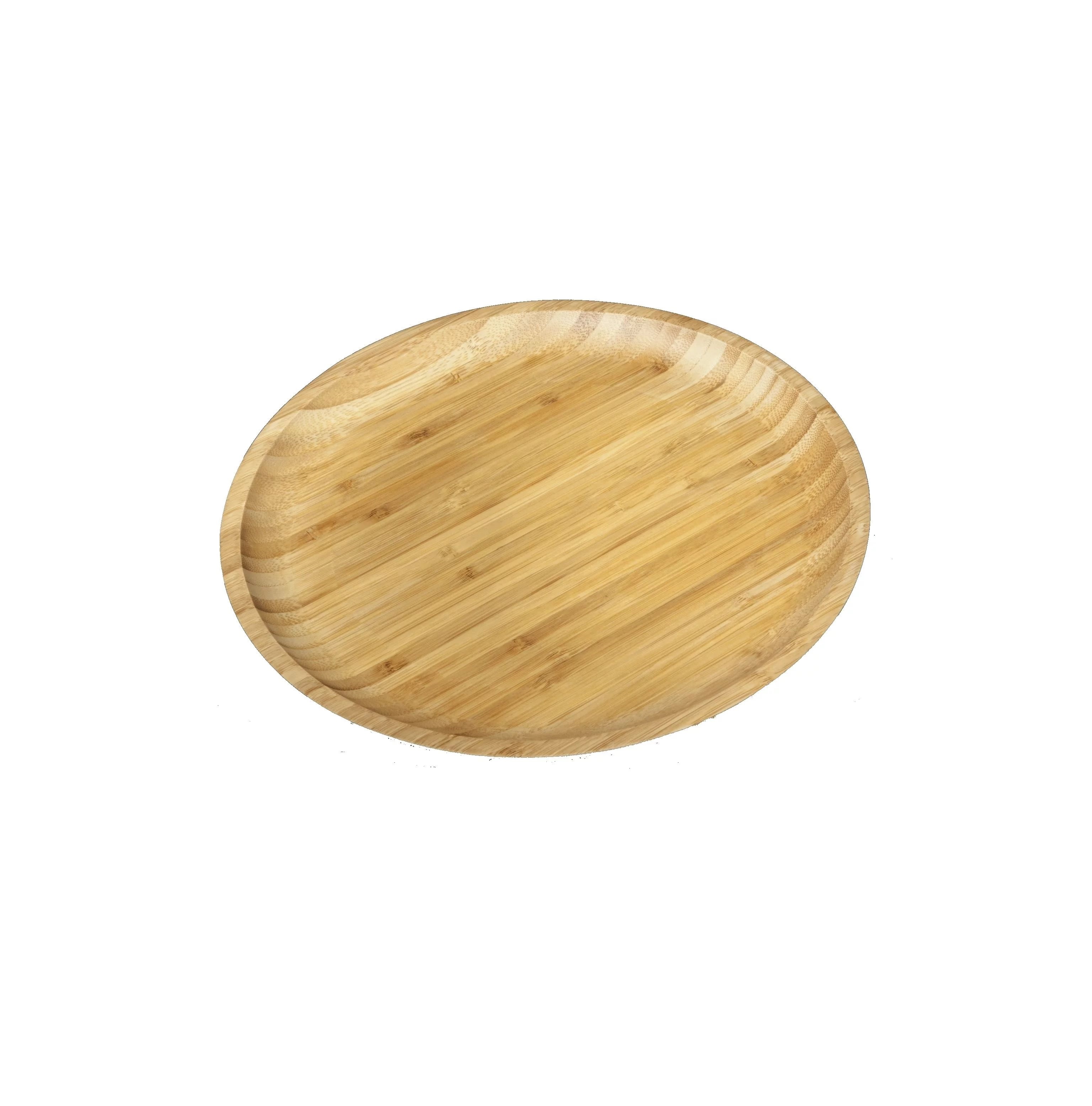 Блюдо для подачи круглое бамбук