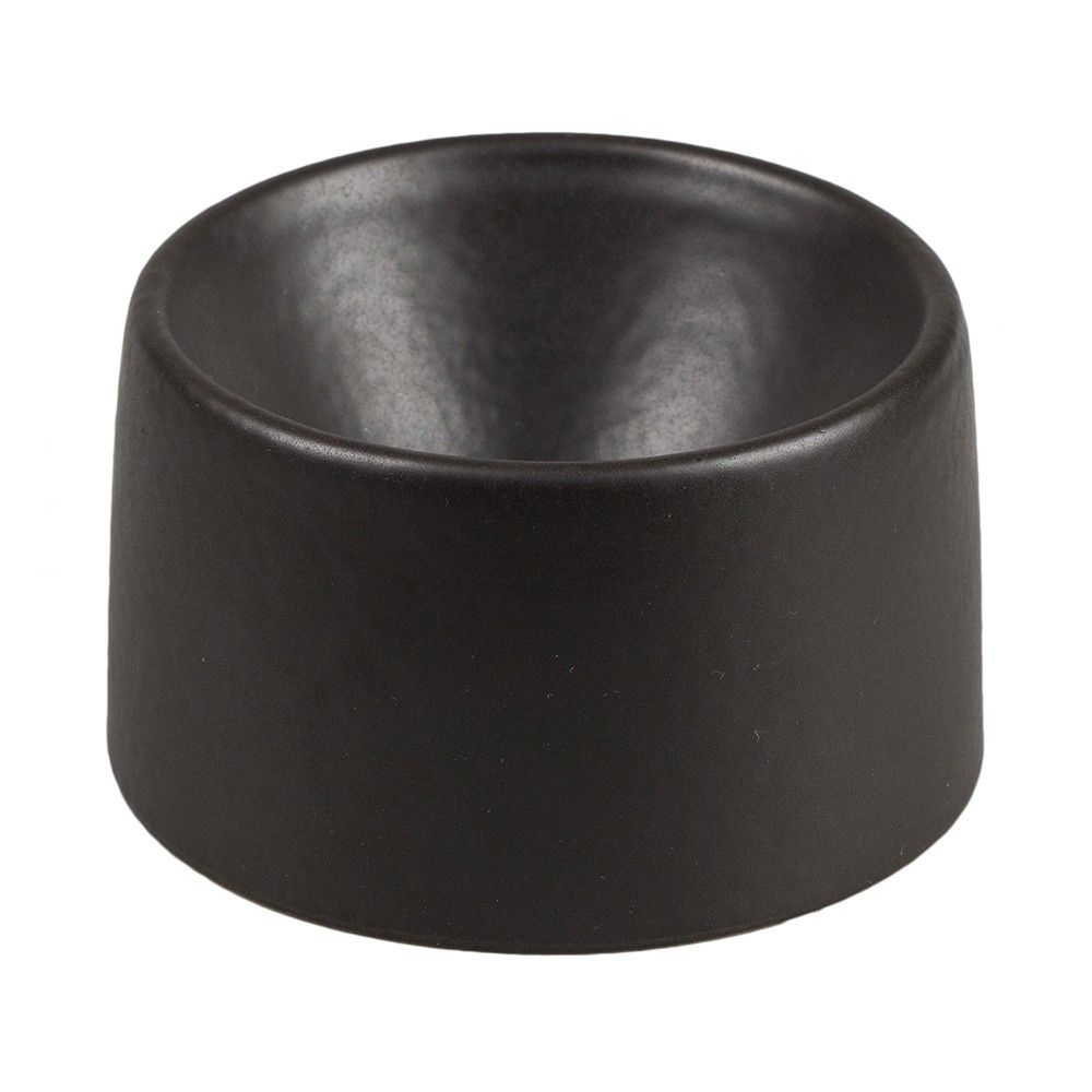 Блюдо для подачи d115мм h75мм фарфор "Black Raw Stellar"