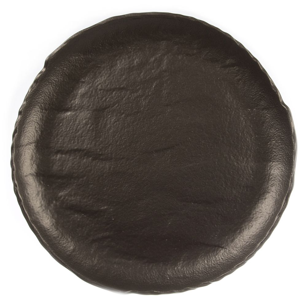 Тарелка 290мм фарфор "Black Raw Stellar"