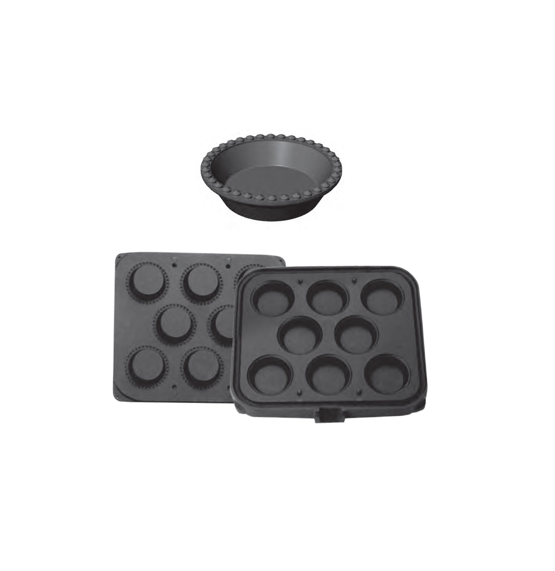 Пластина к машине для тарталеток F "Круглая тарталетка c фестонами d90мм"