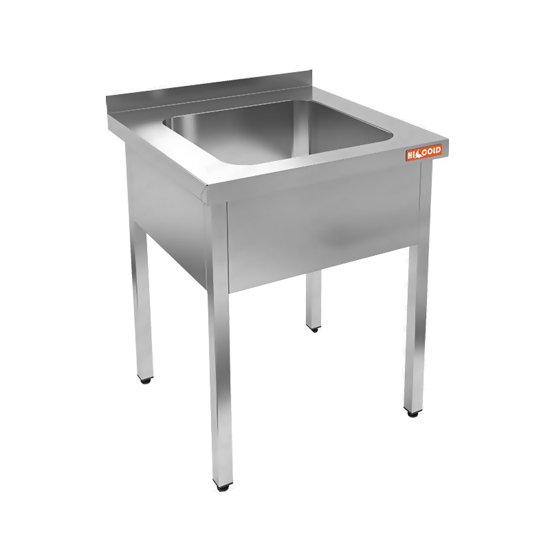 Ванна моечная 1-секционная 700х700х850мм AISI 430