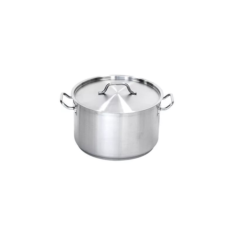 Кастрюля нержавеющая сталь 1,3л с крышкой d140 h85мм низкая индукция