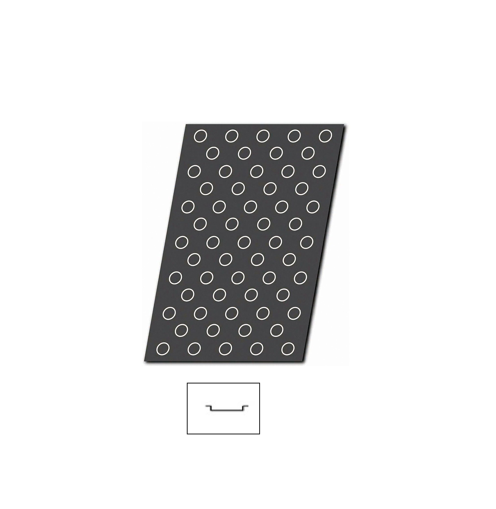 Коврик Профитроли (59шт. d30мм h5мм 4мл) 600х400мм