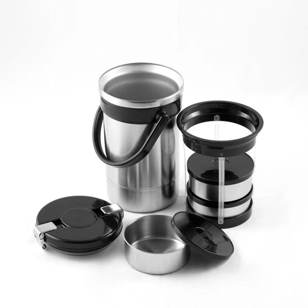 Термос "Экспресс" 3-секционный (с металлическими судаками)