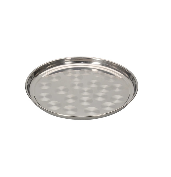 Поднос нержавеющая сталь глубокий d400мм