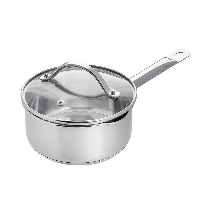 Сотейник 1,5л нержавеющая сталь с носиком индукция
