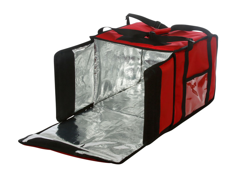 Термосумка на 5-6 пицц 350х350х300мм фольгированная