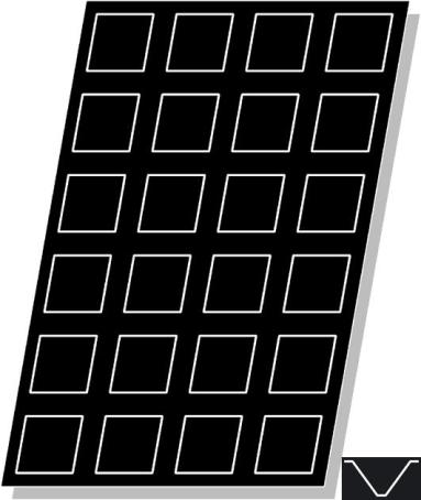 Коврик Пирамида (24шт. 71х71мм h41мм 90мл) 600х400мм