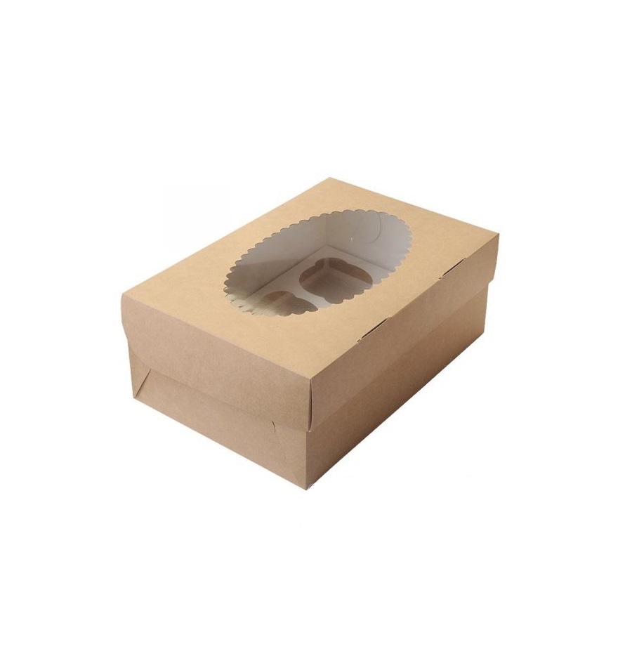 Коробка для маффинов 250х170х100мм (упаковка 150шт.)