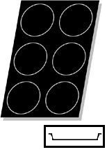 Коврик Корж (гамбургер) (6шт. d150мм h24мм 390мл)  600х400мм