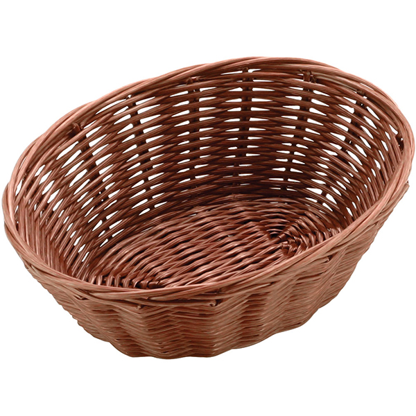 Хлебница плетеная пластиковая 180х130х65мм