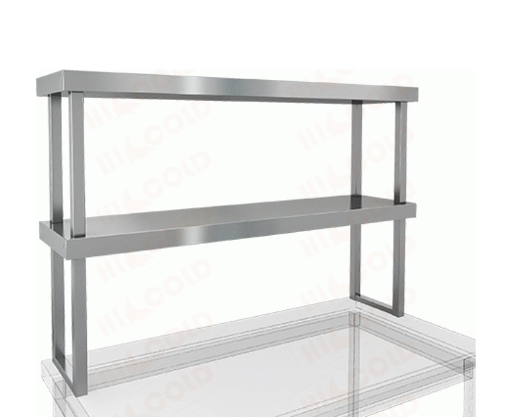 Полка 1200х300х600мм настольная 2 яруса