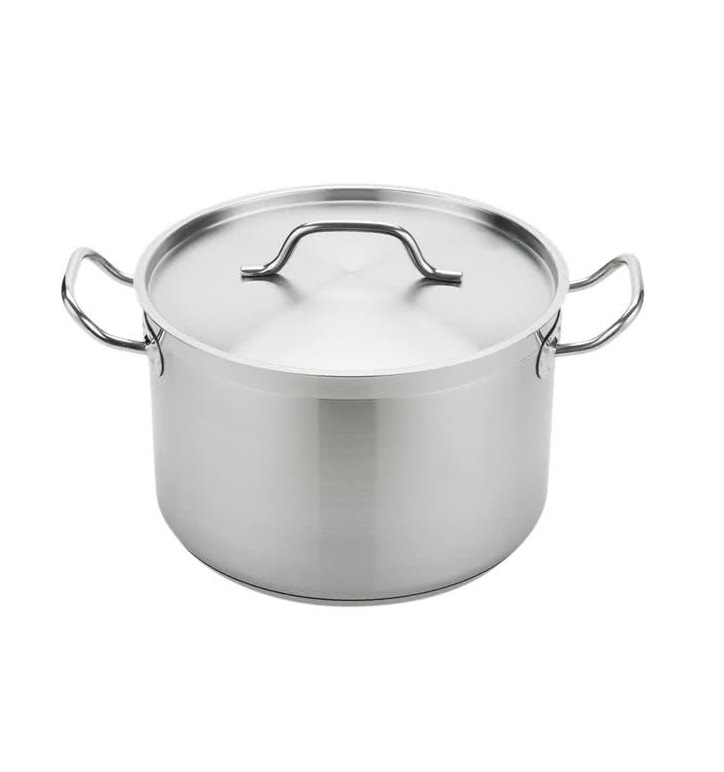 Кастрюля нержавеющая сталь 14л с крышкой d300 h200мм индукция