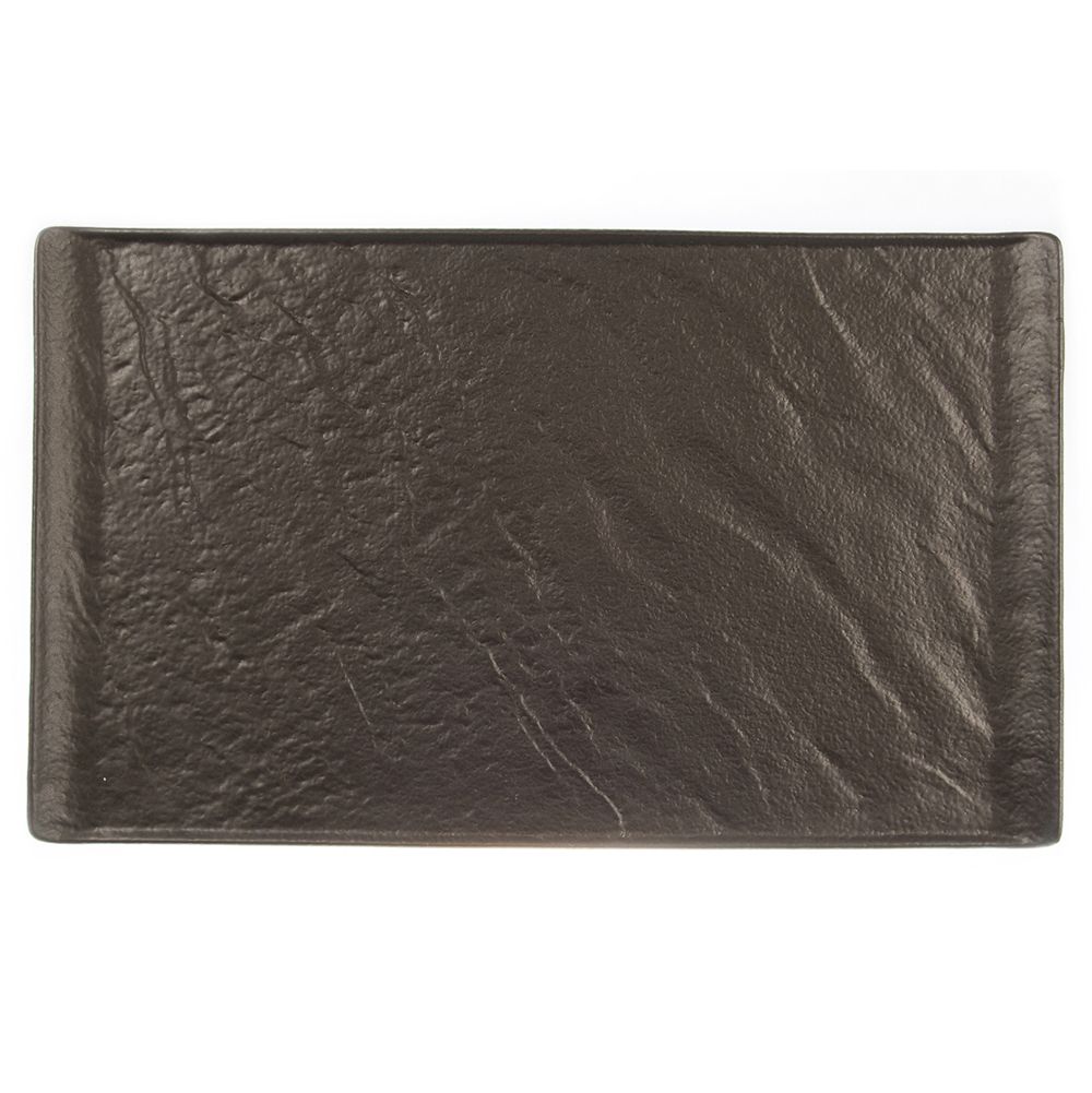 Блюдо 335мм фарфор "Black Raw Stellar"