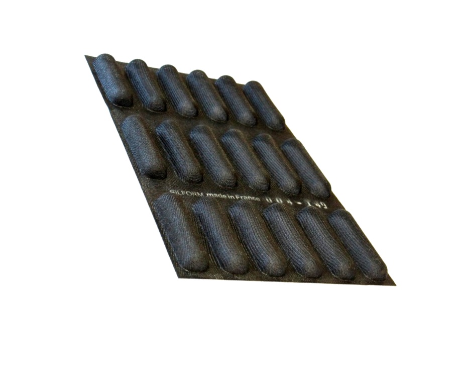 Коврик Silform Хот-дог (18 шт. 155х41мм h25мм) 600х400мм