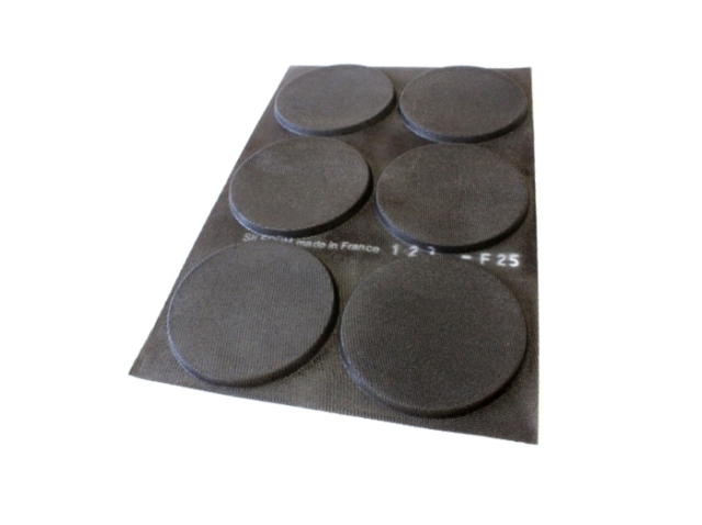 Коврик Круг (6шт. d186мм h12мм) 600х400мм