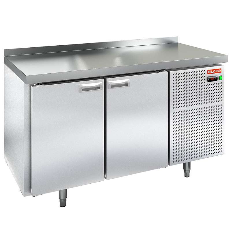 Стол холодильно-морозильный н/ж 2 двери Hicold GN 1/TN-1/BT
