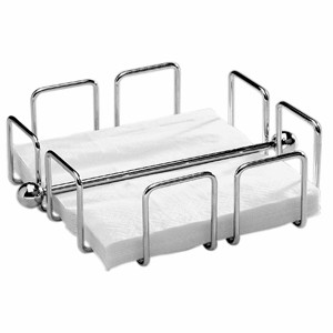 Салфетница металлическая 190х190х65мм