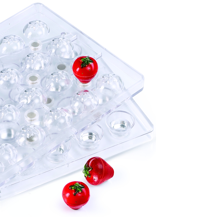 Форма полиарбонатная "Конфеты клубника"