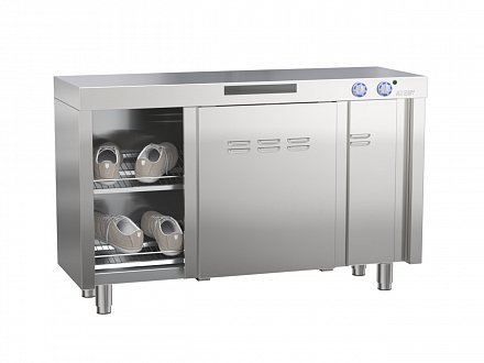 Тумба 950х500х700мм для сушки и дезинфекции обуви Атеси ТДО-2-950-02