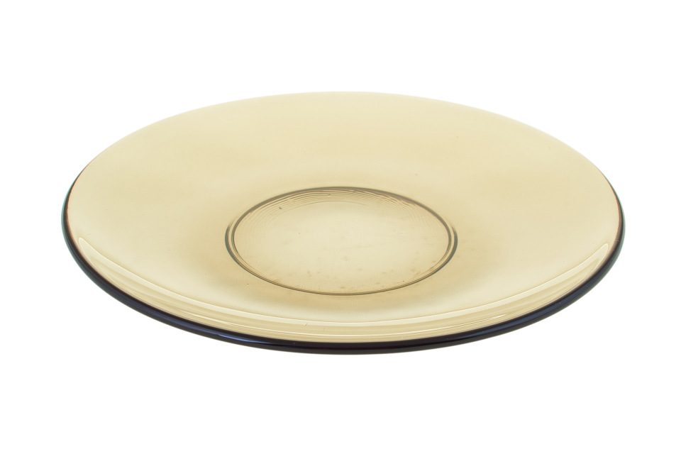 Тарелка дымчатое стекло 170мм