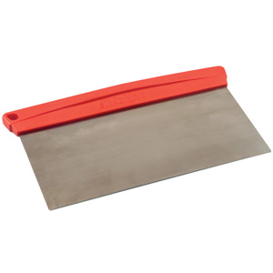 Скребок с пластиковой ручкой 175х100мм нержавеющая сталь