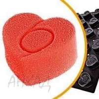 Коврик Сердце (24шт. 65х60мм h30мм) 600х400мм