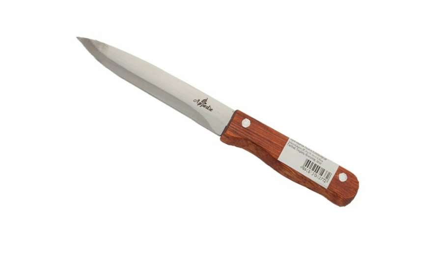Нож универсальный с деревянной ручкой 127мм