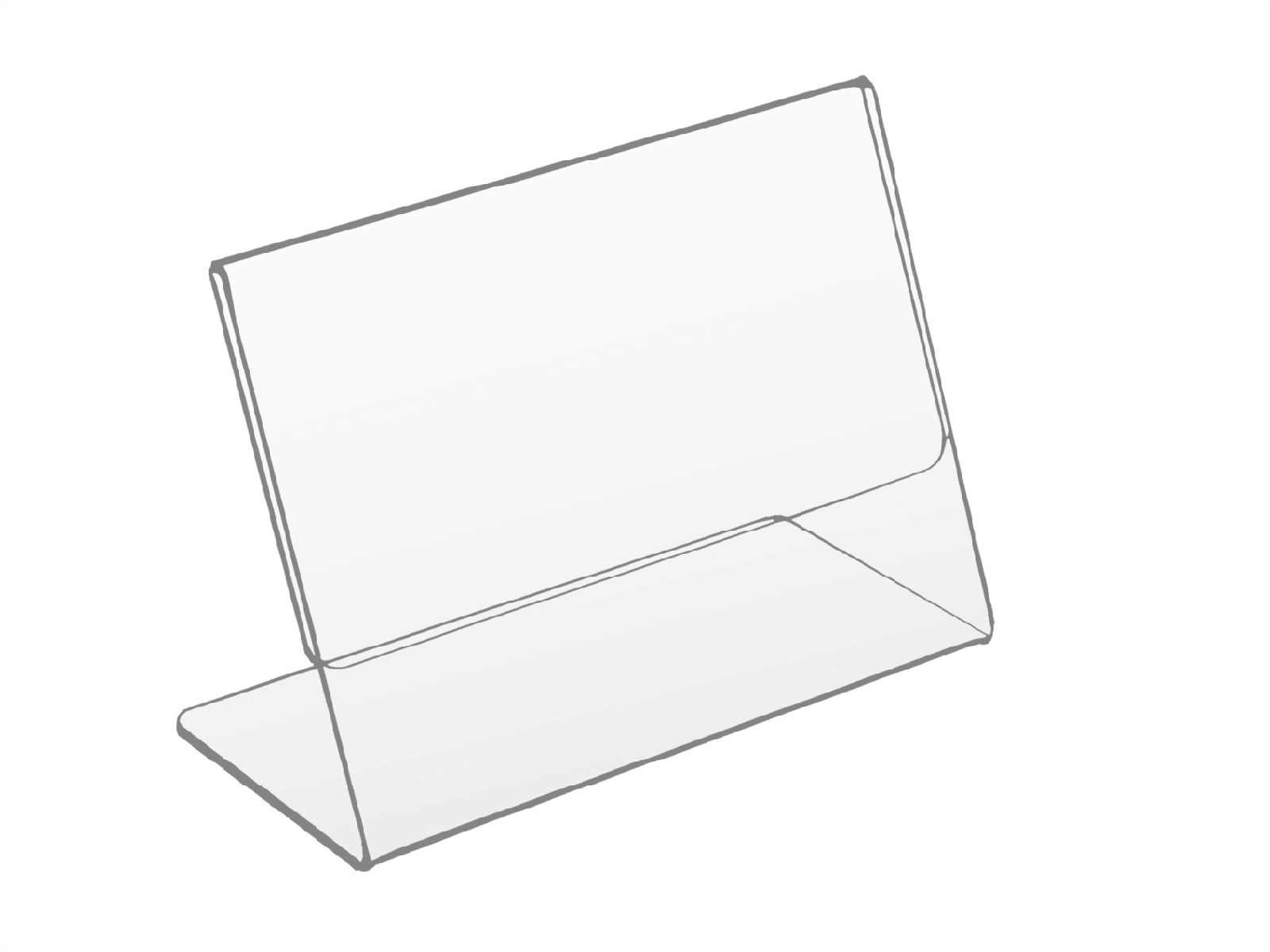 Ценникодержатель универсальный 60х40мм пластик