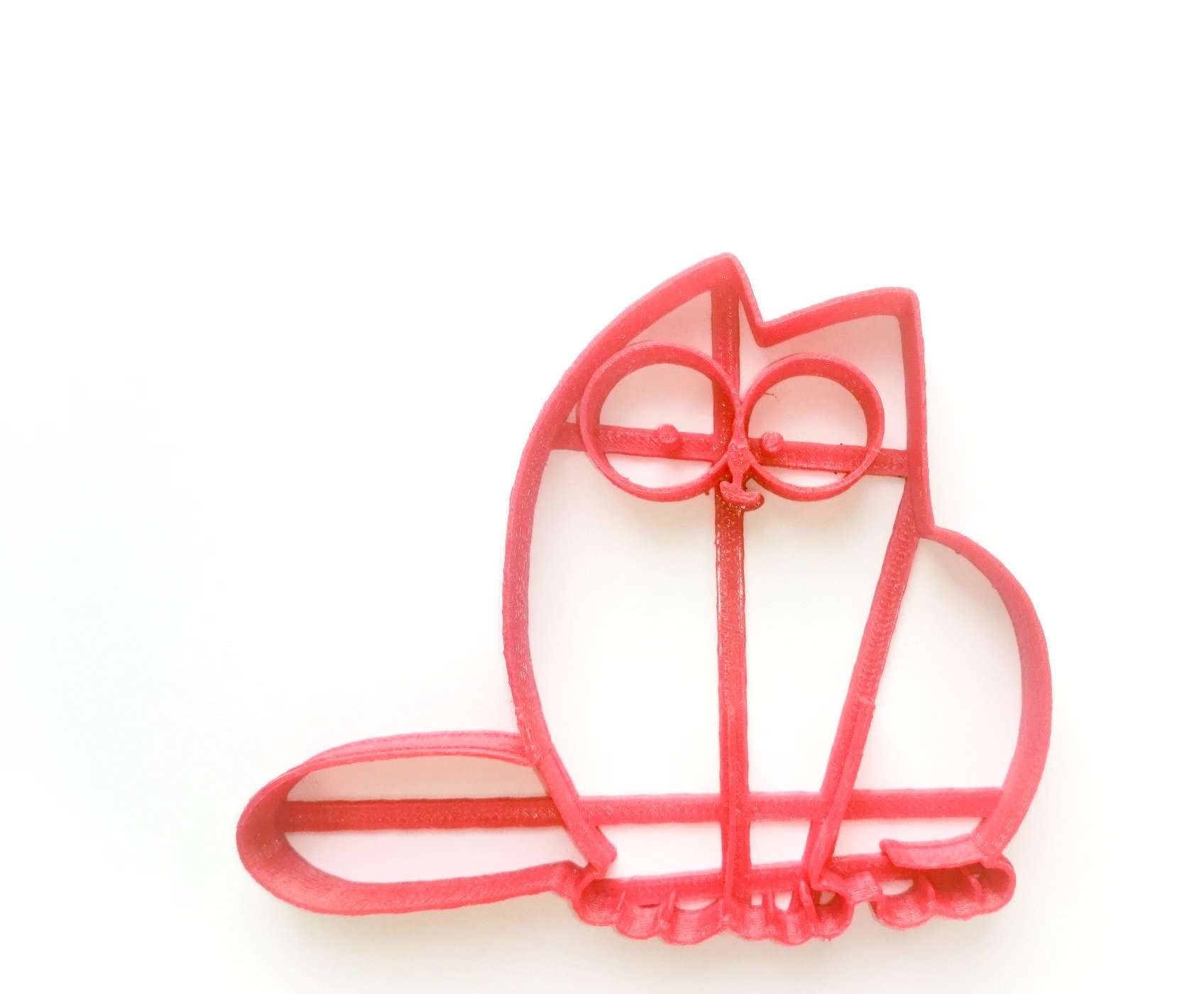 Форма для печенья Кот 2 120х105х13мм