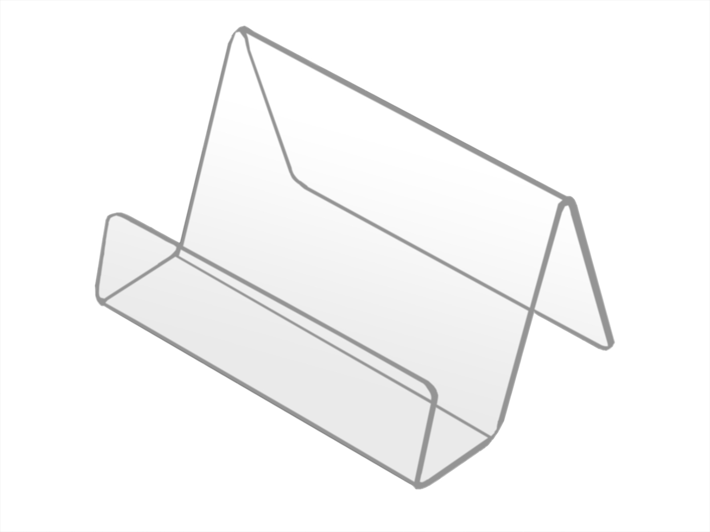 Визитница 90х50мм пластик