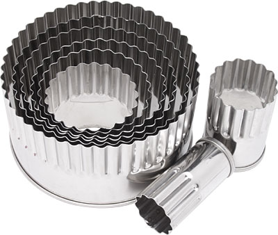 Вырубка "Круг гофрированный" (12шт.)