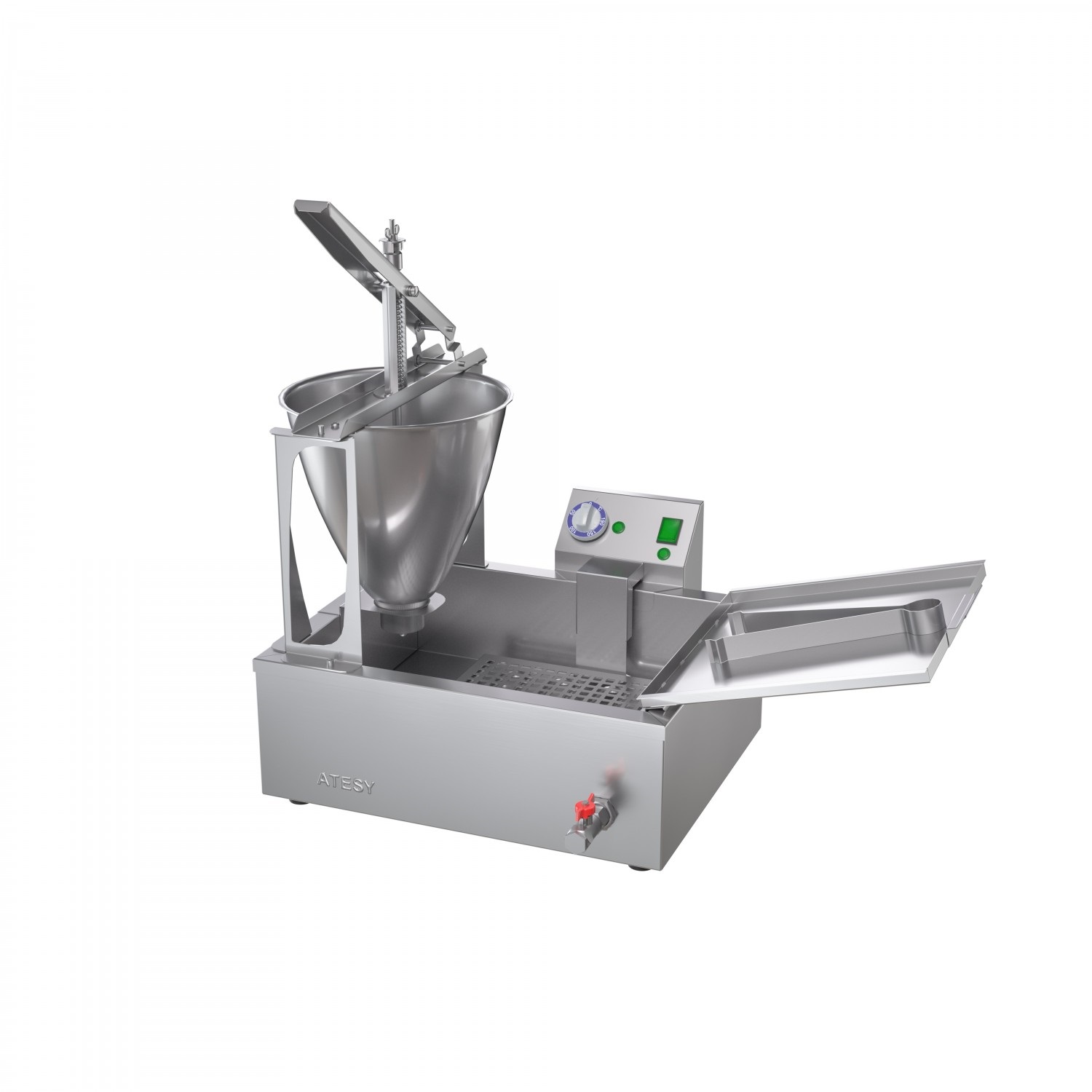 Аппарат для приготвления творожных шариков, пончиков, чебуречница  Кваркини КА-350-01