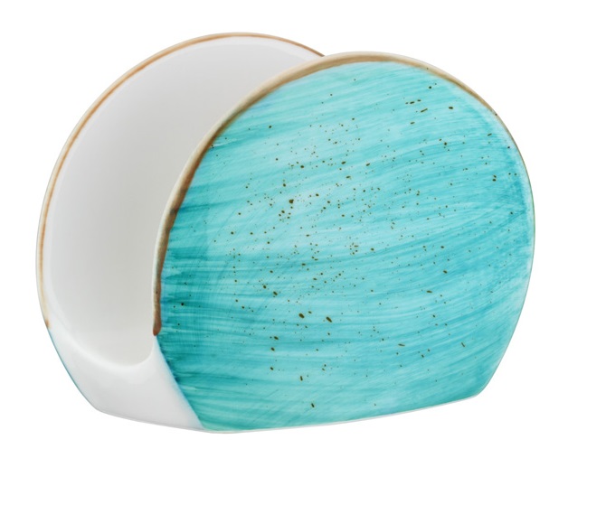 Салфетница фарфор 100мм Аква Bonna AAQVNT01PC