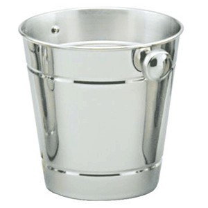 Ведерко для льда нержавеющая сталь d140мм h130мм