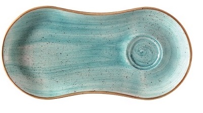 Блюдце для завтрака d250х120мм Аква Bonna AAQGRM01STB