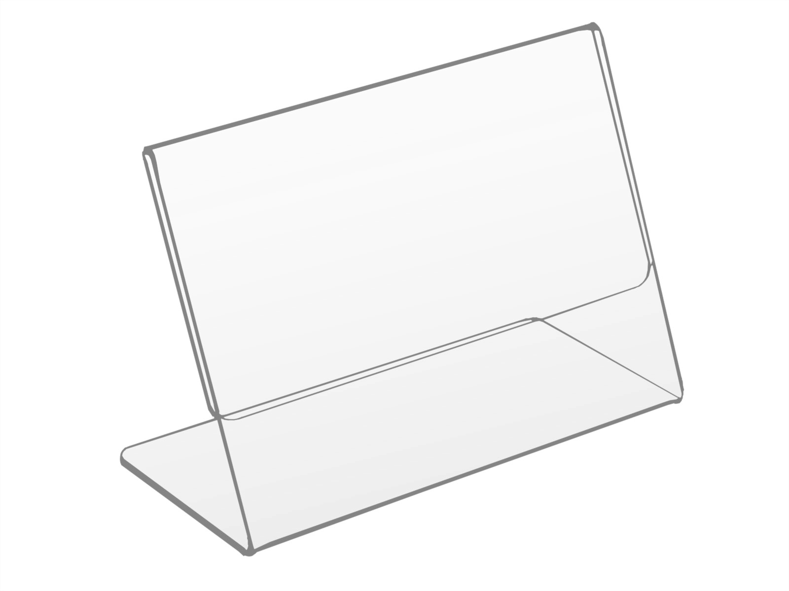 Ценникодержатель универсальный 80х60мм пластик