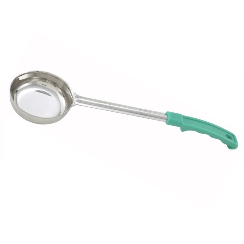 Половник 120мл плоское дно с пластиковой ручкой