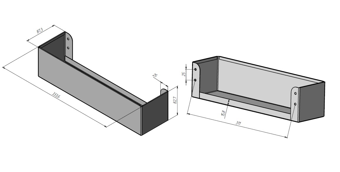 Полка для соусов