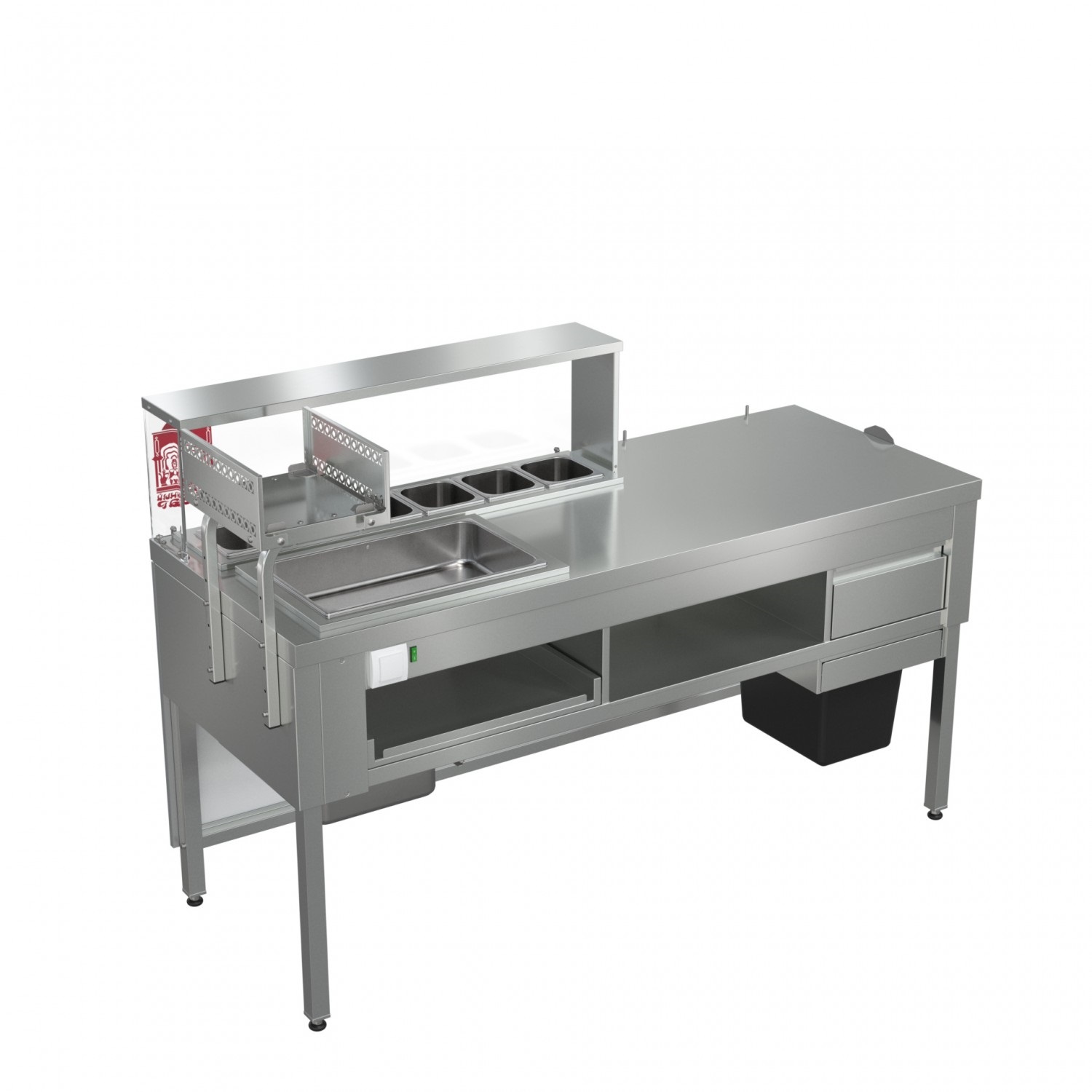 Станция для производства шаурмы Атеси ШС-1800.700-02