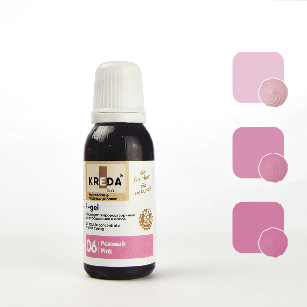 Краситель жирорастворимый 20мл розовый