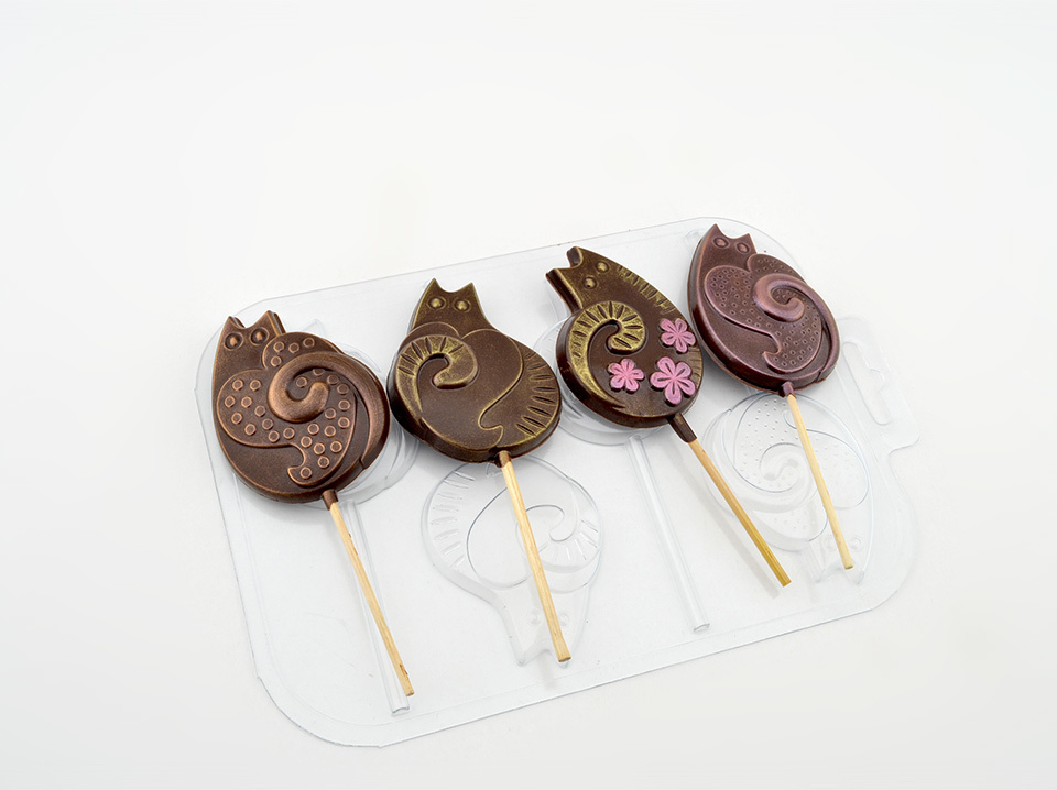 Форма для шоколада "Коты"