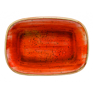 Блюдо прямоугольное 140х100мм Терракота Bonna ATCGRM14DKY