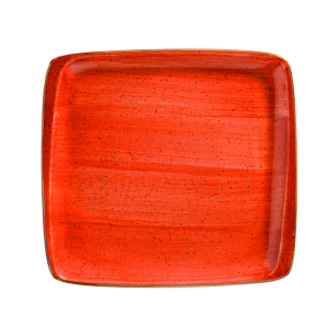 Тарелка квадратная 270х250мм Терракота Bonna ATCMOV34KR