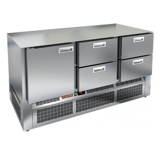 Стол холодильный 1485х700х850мм Hicold GNE 122/TN