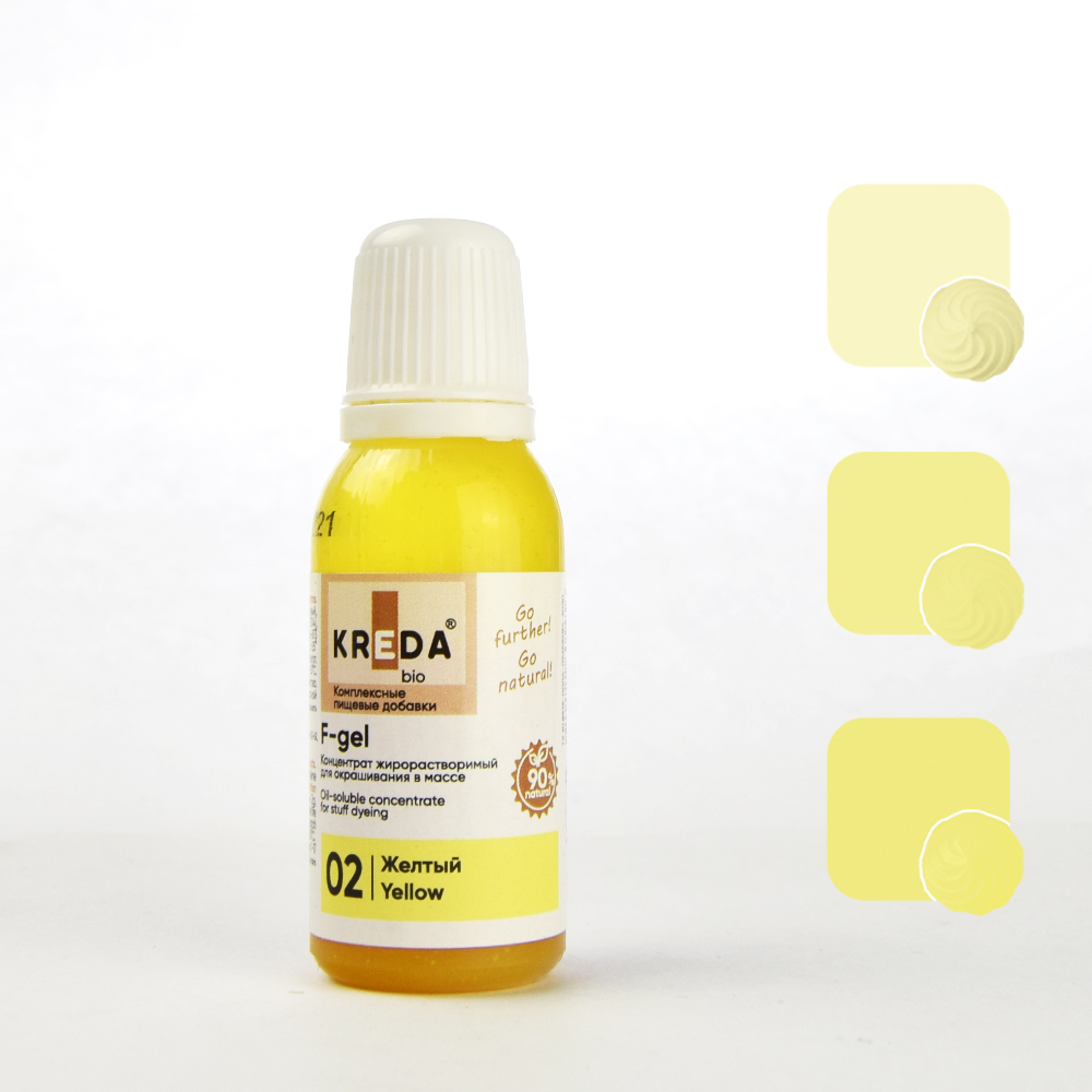 Краситель жирорастворимый 20мл желтый