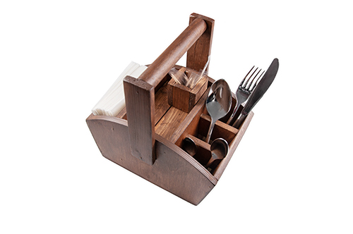 Подставка сервировочная для салфеток и столовых приборов