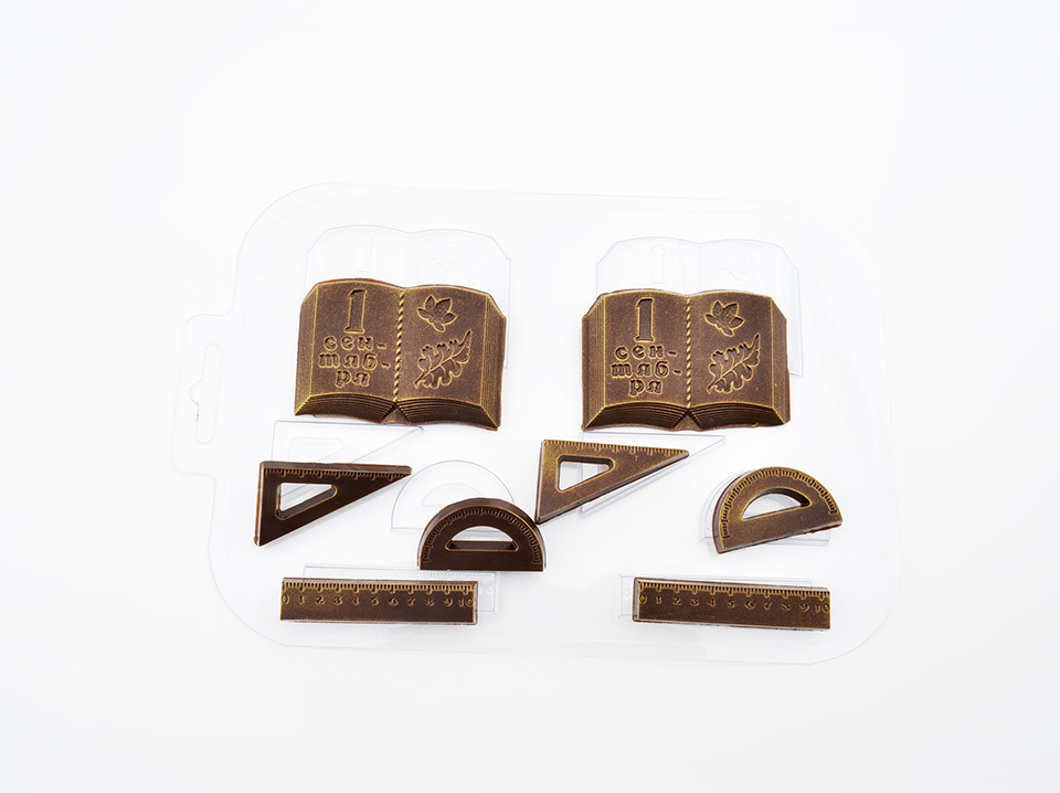 Форма для шоколада "Школьный набор 2"